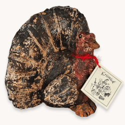 Krisnick Turkey with Fanned Tail  - 6.5" x 7.5" x 4.5"