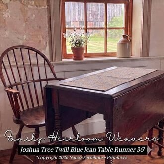 Joshua Tree Twill Table Runner - Various Colors
