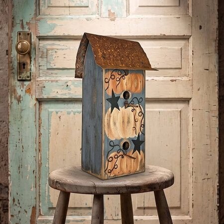 Country Star Pumpkins Birdhouse - 18"