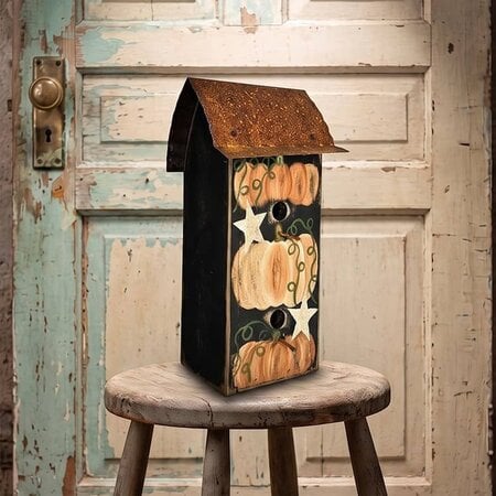 Country Star Pumpkins Birdhouse - 18"