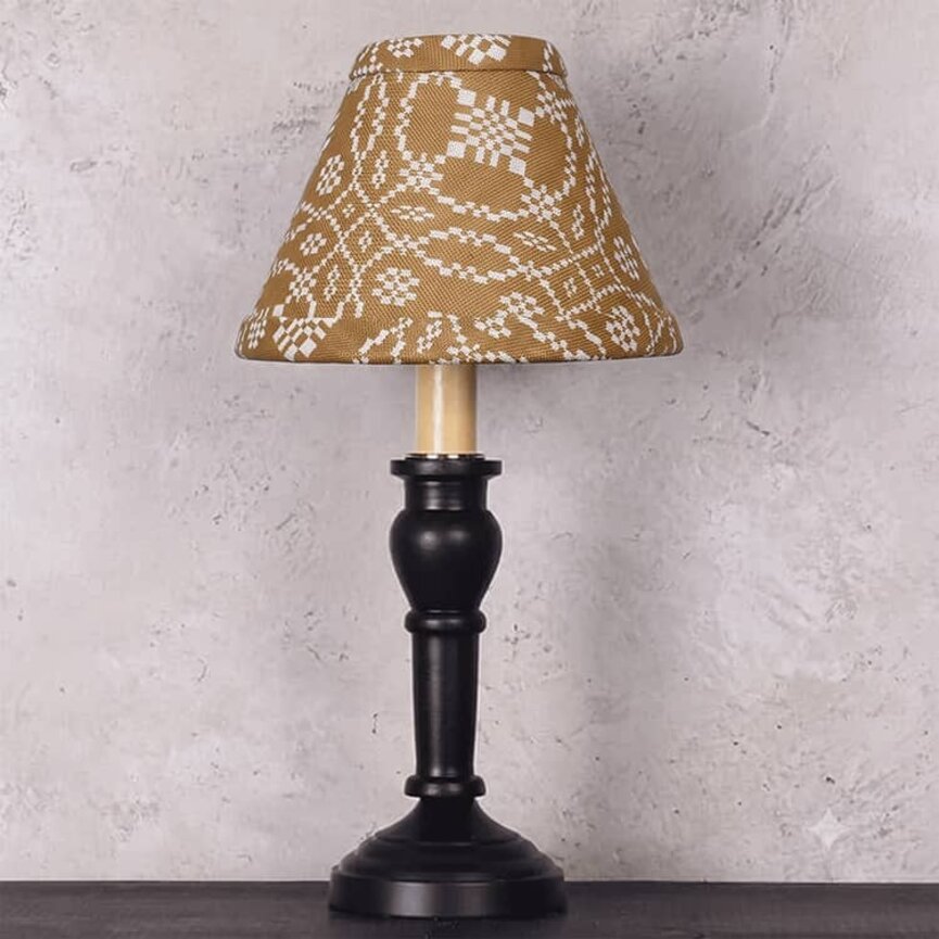 Lover's Knot Lampshade Mustard - 6"