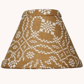 Lover's Knot Lampshade Mustard - 6"
