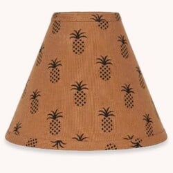 Pineapple Town Lampshade Mocha - 6"