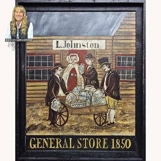 General Store Original Artwork 1850