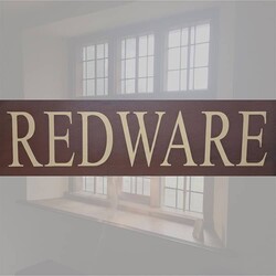 Redware Wooden Sign - 18" x 6"