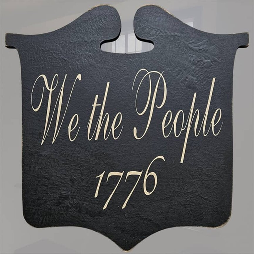 Tavern Sign We The People - 12"