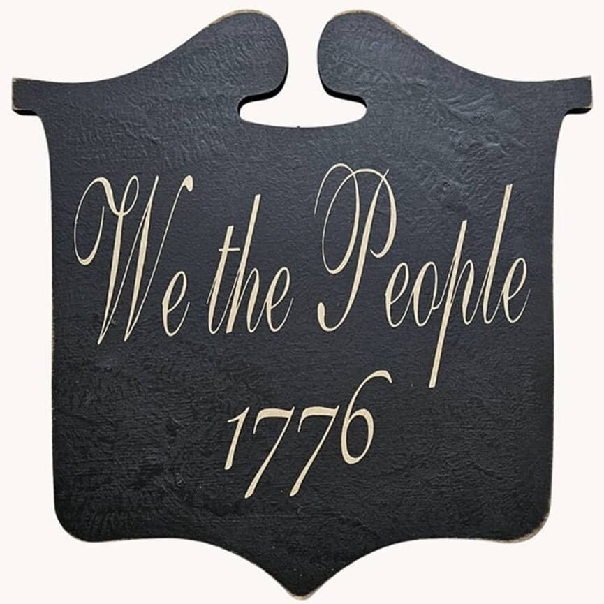 Tavern Sign We The People - 12"