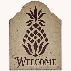 Tavern Sign Welcome Pineapple Shelf Sitter -12" x 9"