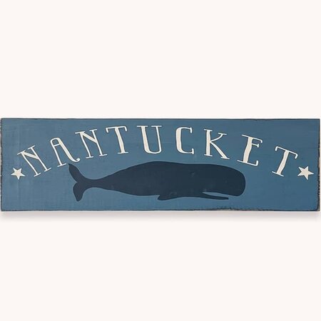 Nantucket Whale Sign