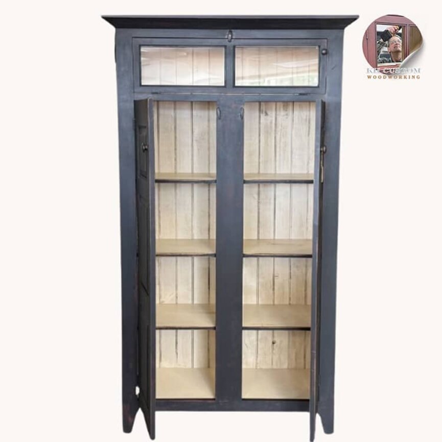 Transit Cabinet - Black Over Red