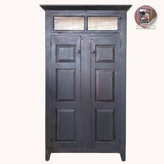 Transit Cabinet - Black Over Red
