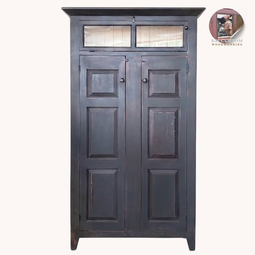 Transit Cabinet - Black Over Red