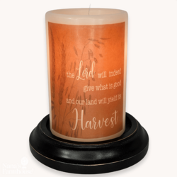 Lord Give Harvest Candle Sleeve - Vanilla