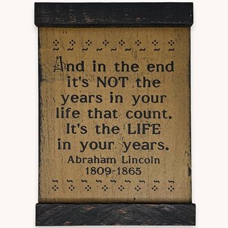 Years in Your Life Shelf Sitter Sign
