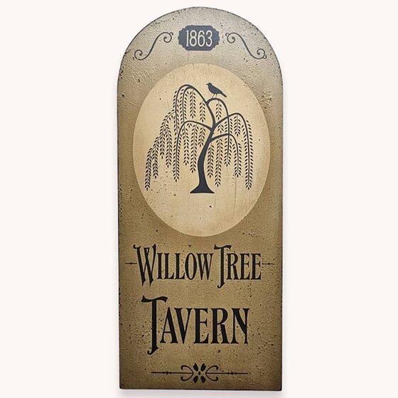 Willow Tree Tavern Wall Sign