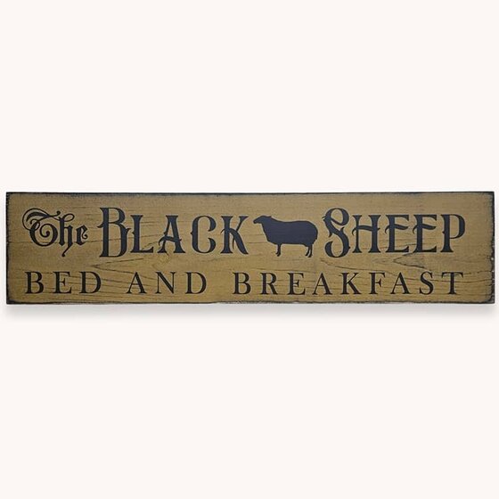 Black Sheep Bed & Breakfast Wall Sign