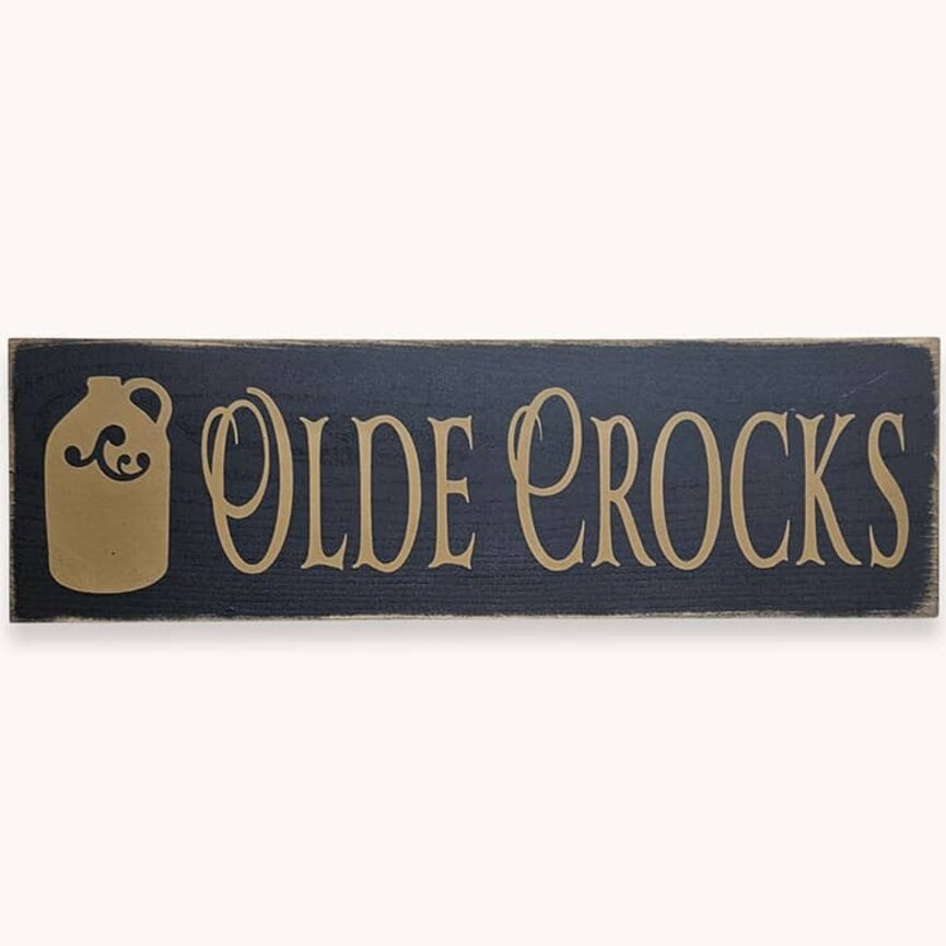 Olde Crocks Wall Sign - 18"
