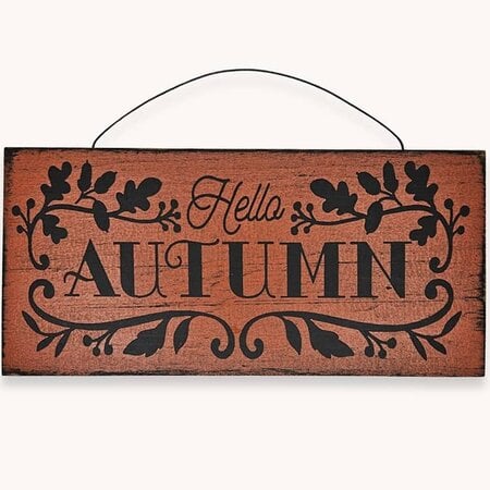 Hello Autumn Hanging Sign