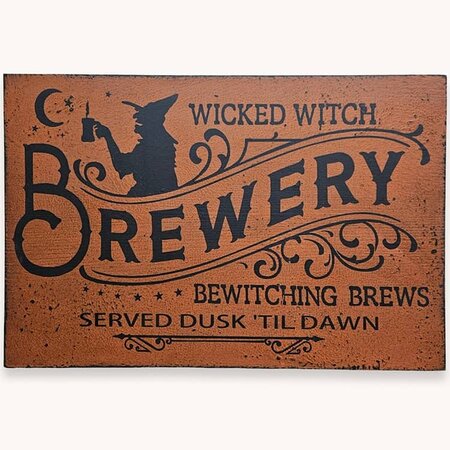Wicked Witch Brewery Wall Sign