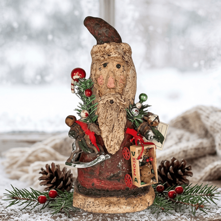 Santa with Horse & Wagon