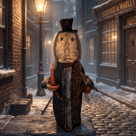 Scrooge with Candle Chain & Bells