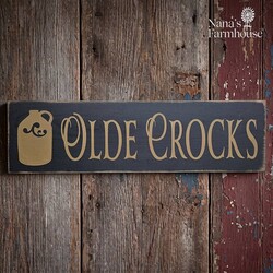 Olde Crocks Wall Sign - 18"