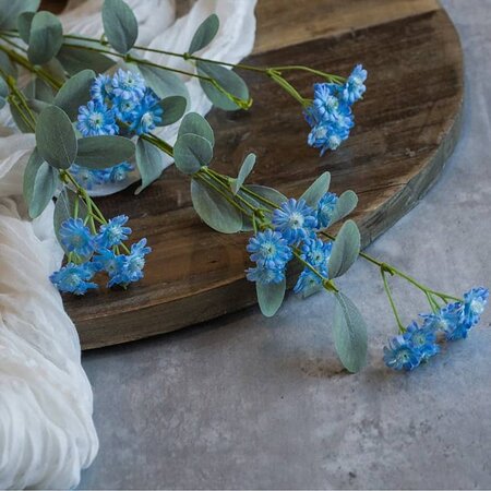 Blue Wild Daisy Spray - 35"