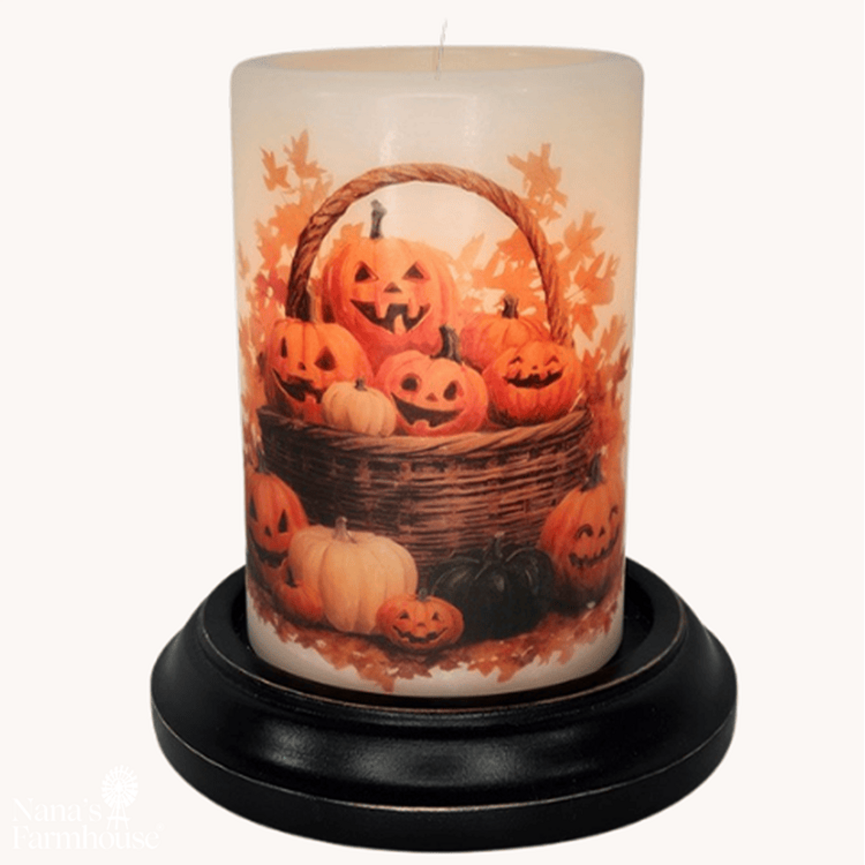 Basket of Jacks Candle Sleeve - Vanilla