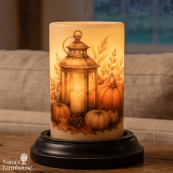 Lantern Harvest Candle Sleeve - Antique Vanilla