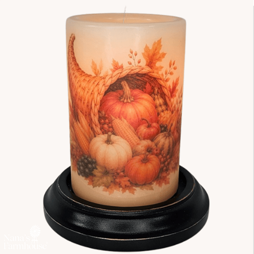 Pumpkin Patch Market Candle Sleeve - Antique Vanilla