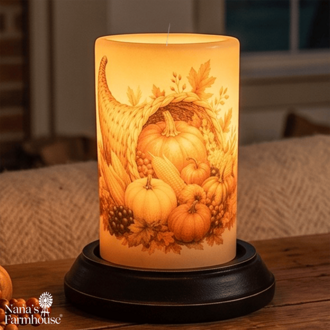 Pumpkin Patch Market Candle Sleeve - Antique Vanilla