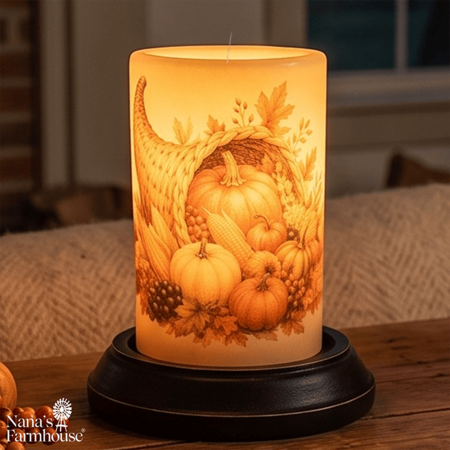 Pumpkin Patch Market Candle Sleeve - Antique Vanilla