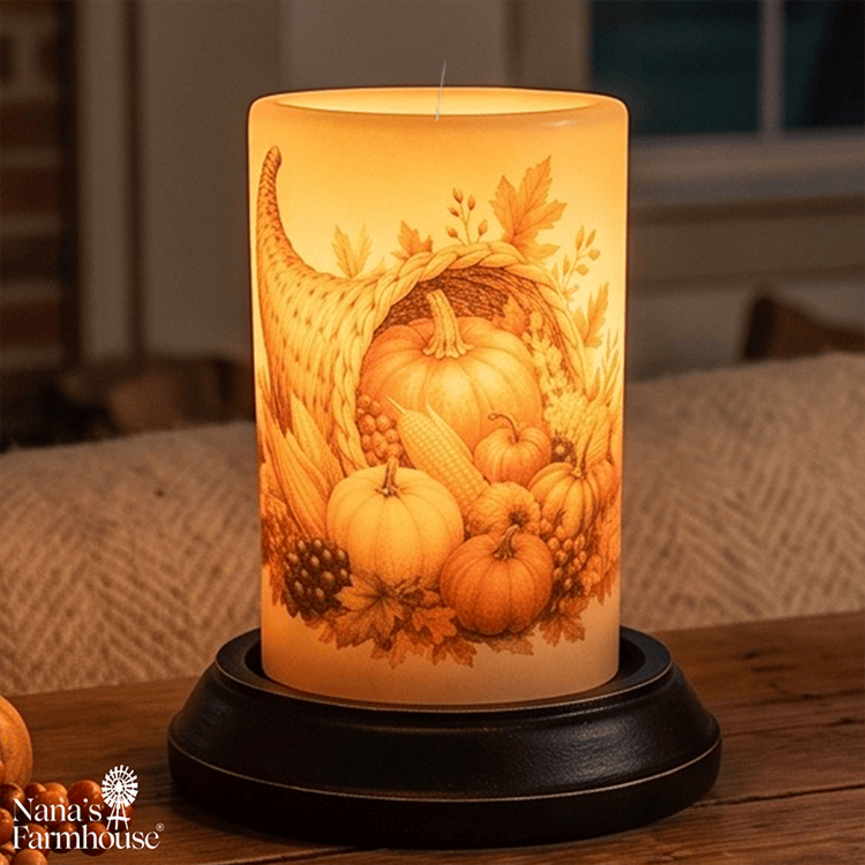 Pumpkin Patch Market Candle Sleeve - Antique Vanilla