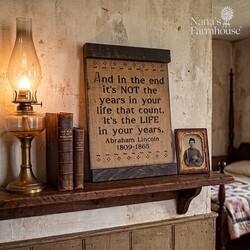 Years in Your Life Shelf Sitter Sign - 10"