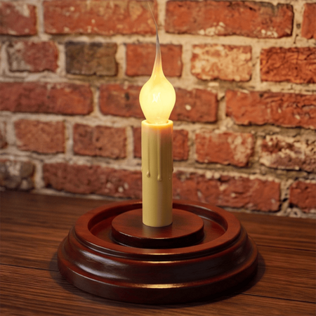 Classic Red Round Candle Sleeve Base