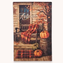 Autumn Porch Garden Flag - 17.25"