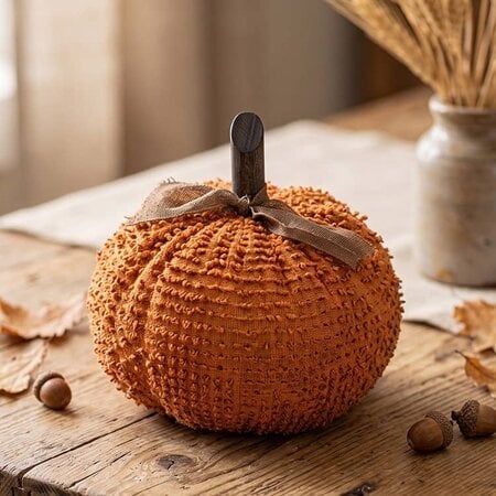 Bumpy Chenille Pumpkin