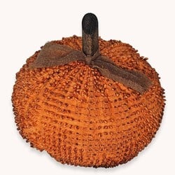 Bumpy Chenille Pumpkin - 6"