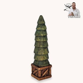 Tree on Crate - 5"