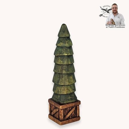Tree on Crate - 5"