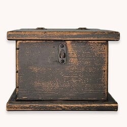 Primitive Keepsake Box - 9" x 8.5" x 6.5"