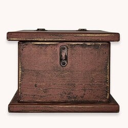 Primitive Keepsake Box - 9" x 8.5" x 6.5"