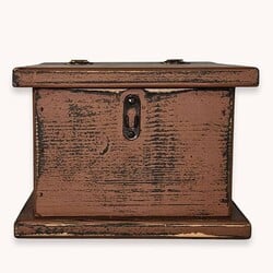 Primitive Keepsake Box - 9" x 8.5" x 6.5"