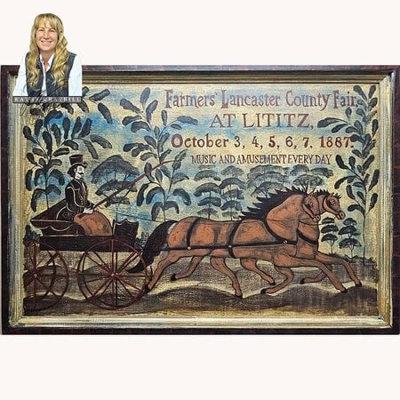 Farmer's Lancaster County Fair at Lititz Original Artwork