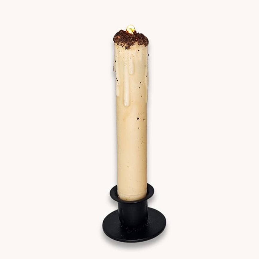 Primitve Cream LED Timer Taper Top Dipped - Various Sizes