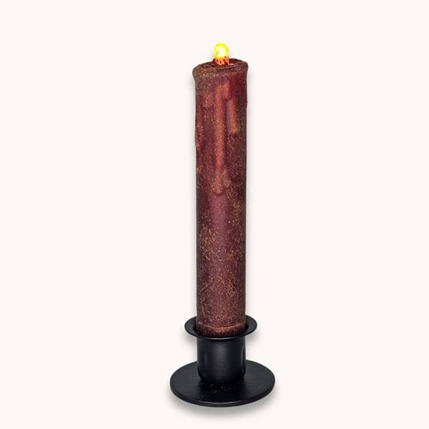 Primitive LED Timer Taper Candle Fully Dusted - Various Sizes