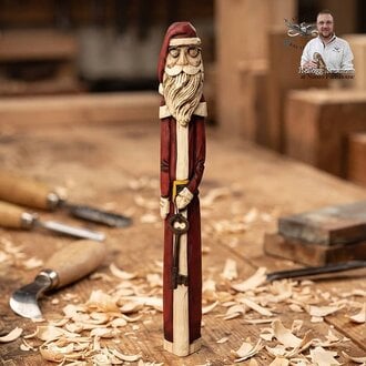 Santa Red in Glasses with Key - 12"