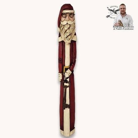 Santa Red in Glasses with Key - 12"