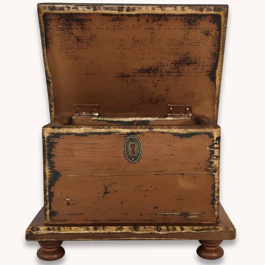 Cabin Brown Sugar Box Wooden Cabin Brown - 11" x 8" x 8"