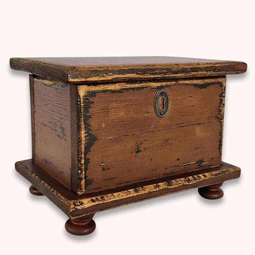 Cabin Brown Sugar Box Wooden Cabin Brown - 11" x 8" x 8"